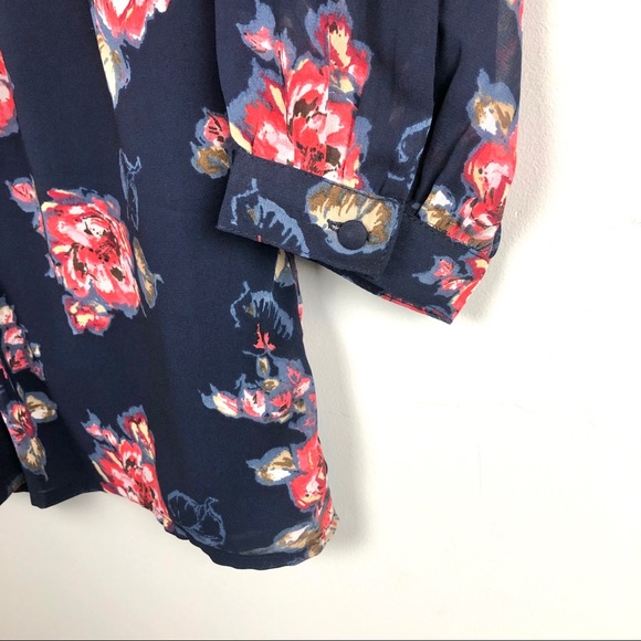 Abercrombie & Fitch Long Sleeve Floral Romper - Picture 4 of 8